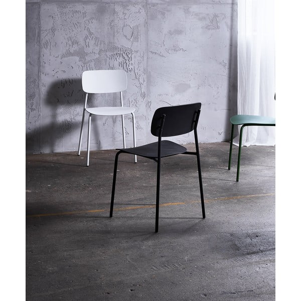 Juodos spalvos valgomojo kėdės 2 vnt. Kirkland – Unique Furniture-image-3