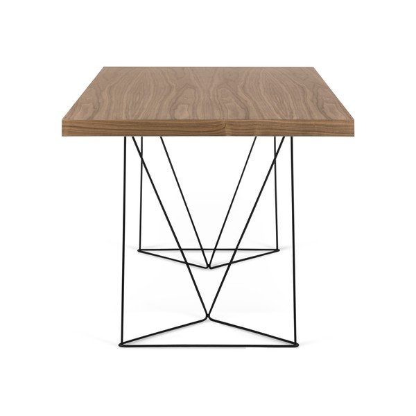 Rudas stalas su juodomis kojomis TemaHome Multi, 180 x 77 cm-image-3