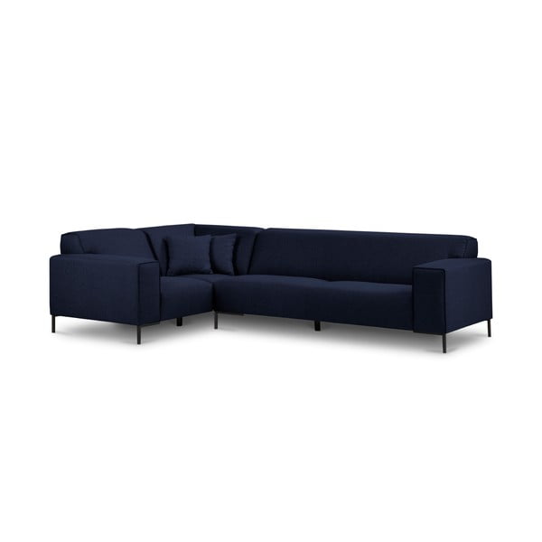 Mėlyna kampinė sofa "Cosmopolitan Design Sevilija", kairysis kampas