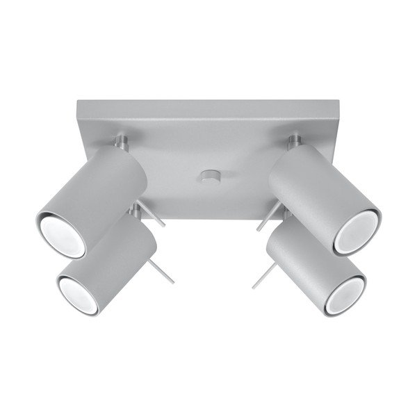 Pilkas lubinis šviestuvas Sollux Etna Quatre-image-3