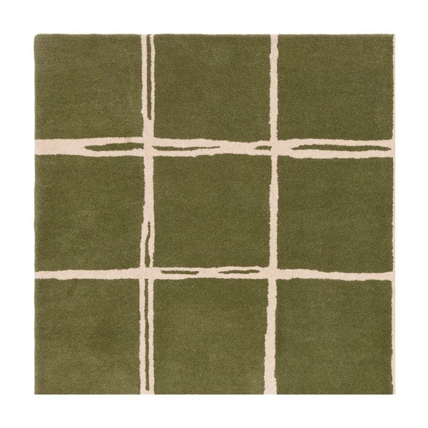 Rankų darbo žalios spalvos iš vilnos kilimas 120x170 cm – Asiatic Carpets-image-4