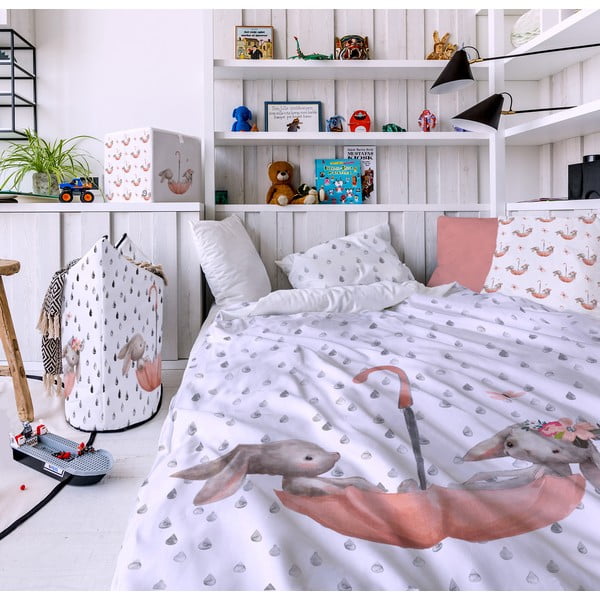 Vaikiška daiktadėžė Butter Kings Bunnies In The Rain-image-1