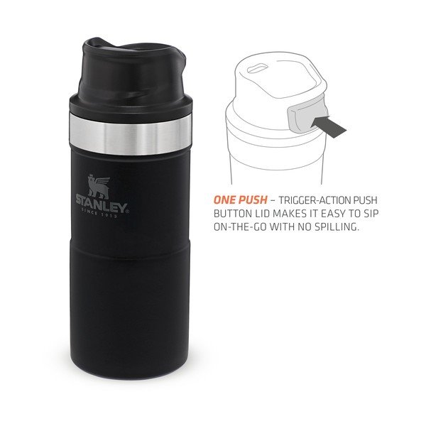 Termo puodelis juodos spalvos 350 ml – Stanley-image-4