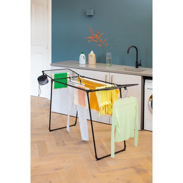 Matinės juodos spalvos skalbinių džiovykla 18 m HangOn Too – Brabantia-image-1