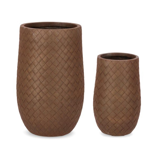 Vazonai 2 vnt. ø 48 cm Rhombus – Bizzotto-image-1