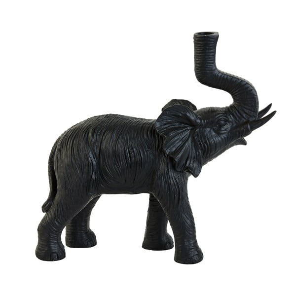 Stalinis šviestuvas matinės juodos spalvos (aukštis 36 cm) Elephant – Light & Living