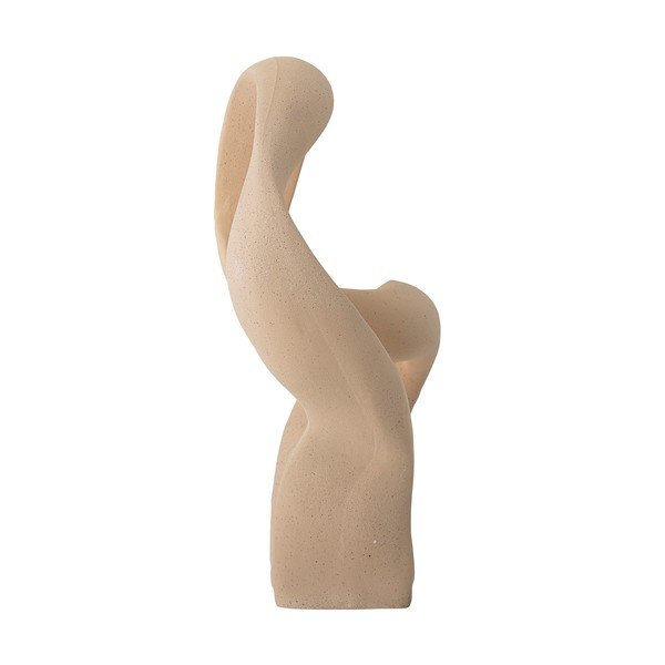 Smėlio spalvos molinė statulėlė Bloomingville Berhan, aukštis 40,5 cm-image-2