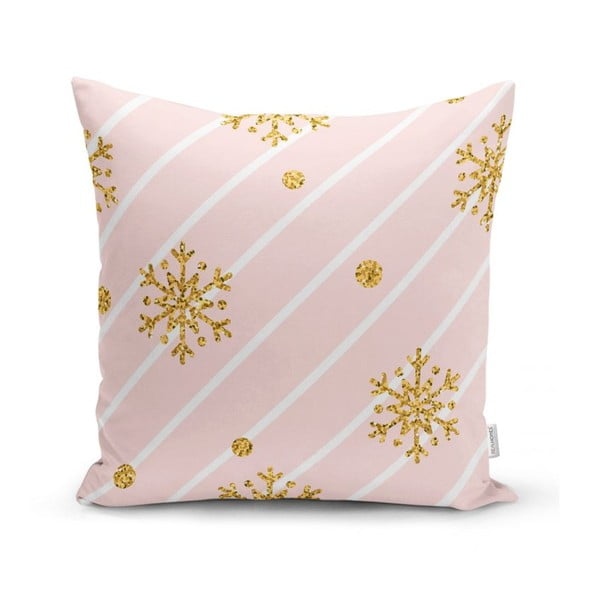 Pagalvės užvalkalas Minimalist Cushion Covers Gold Snowflakes, 42 x 42 cm