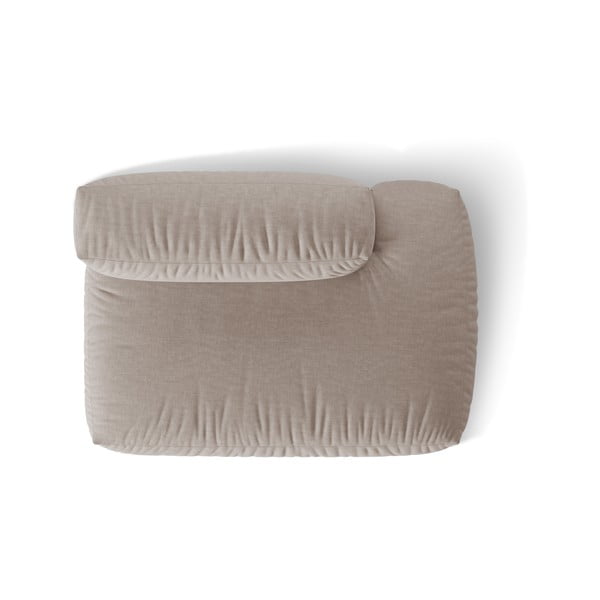 Modulinė sofos dalis smėlio spalvos (su dešiniuoju kampu) Martina – Micadoni Home-image-4