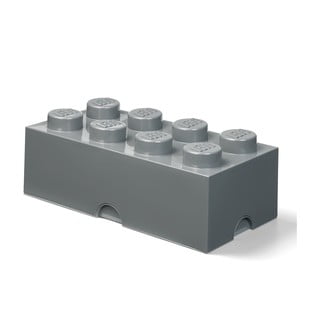 Vaikiška tamsiai pilka stačiakampė daiktų saugojimo dėžė LEGO®