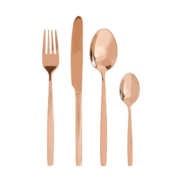 Stalo įrankiai vario spalvos iš nerūdijančio plieno 16 vnt. Avie – Premier Housewares