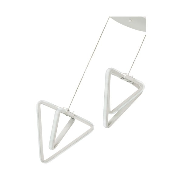 Baltos spalvos iš metalo kabantis šviestuvas LED ø 20 cm Baris – Squid Lighting-image-3