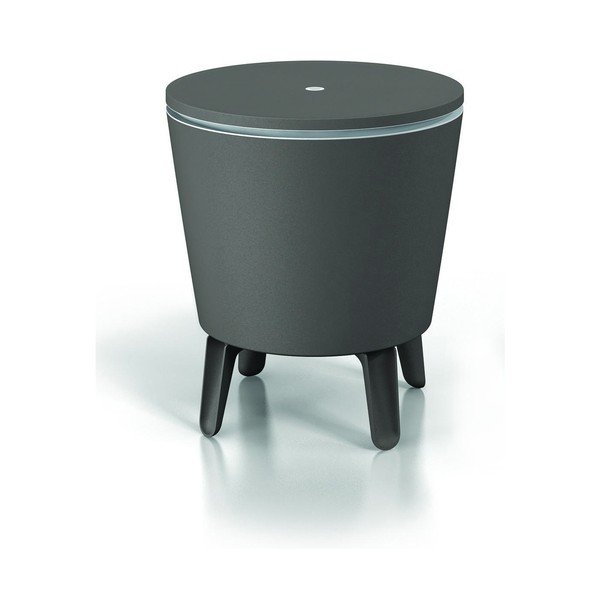 Iš plastiko apvalios formos sodo stalas su padėklu ø 49,5 cm Cool – Keter-image-2