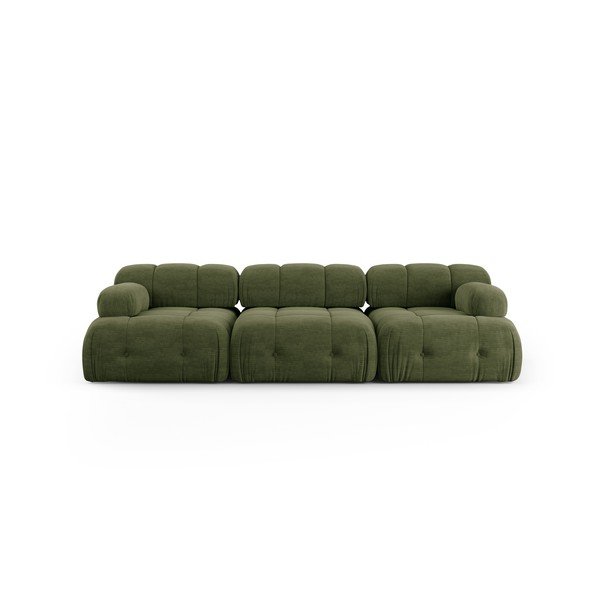 Sofa tamsiai žalios spalvos 288 cm Ferento – Cosmopolitan Design