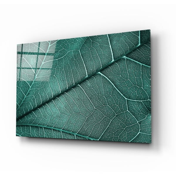 Paveikslas ant stiklo Insigne Leaf Texture, 110 x 70 cm