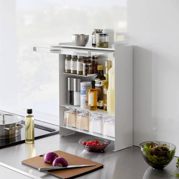 Iš metalo prieskonių indų organizatorius Tower – YAMAZAKI-image-2