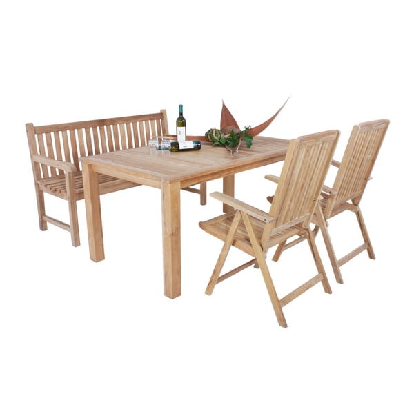 Sodo stalas iš tikmedžio Garden Pleasure Solo-image-1