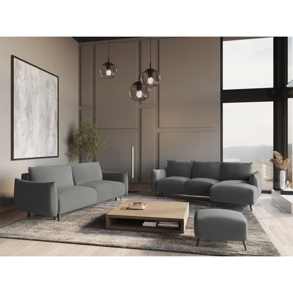 Šviesiai pilkos spalvos taburetė Malie – Makamii-image-4