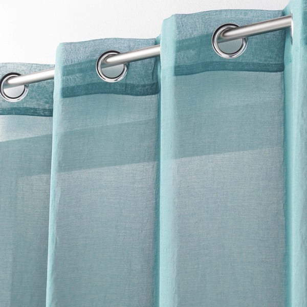 Permatoma užuolaida turkio spalvos 140x240 cm Telma – douceur d'intérieur-image-1