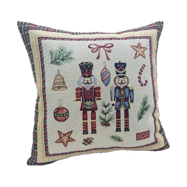 Dekoratyvinis pagalvės užvalkalas su Kalėdų motyvu 45x45 cm Toy Soldier – Bizzotto