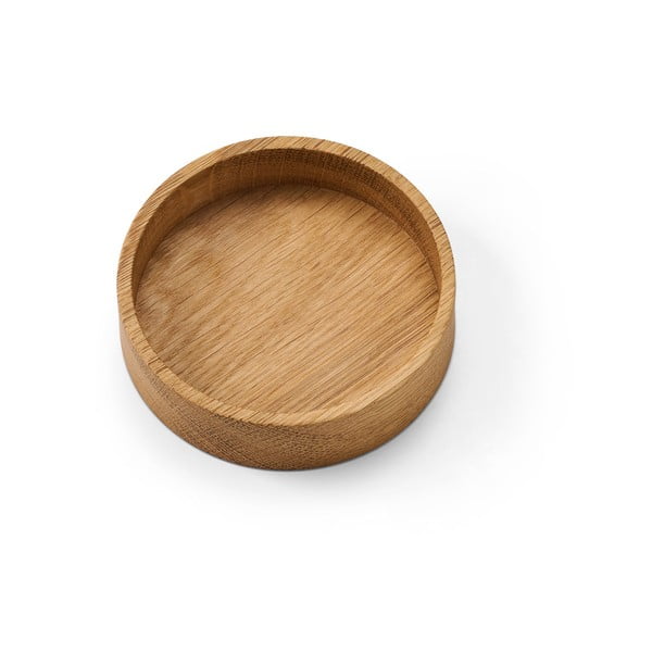 Dekoratyvinė natūralios spalvos iš medžio daiktadėžė ø 11x3 cm Circle S – LIND DNA-image-2