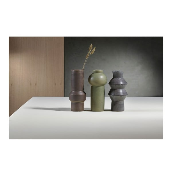 Tamsiai mėlyna molinė vaza Villa Collection Rost, aukštis 30 cm-image-4