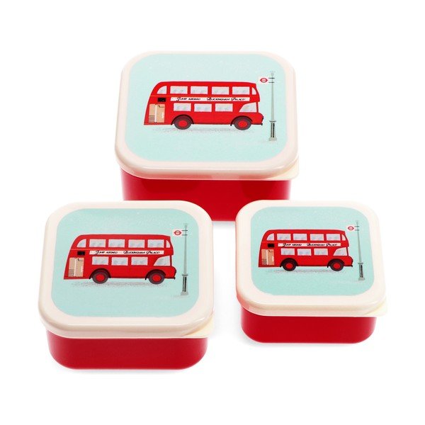 Vaikiška pietų dėžutė 3x dėžės Routemaster Bus – Rex London