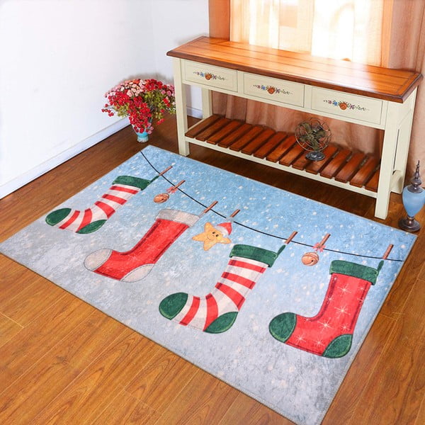 Kilimų kilimas Vitaus Kalėdinės kojinės, 50 x 80 cm