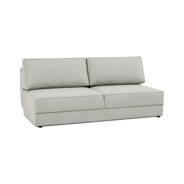 Šviesiai pilkos spalvos sulankstoma/su sandėliavimo vieta sofa 202 cm Dora – Scandic-image-2