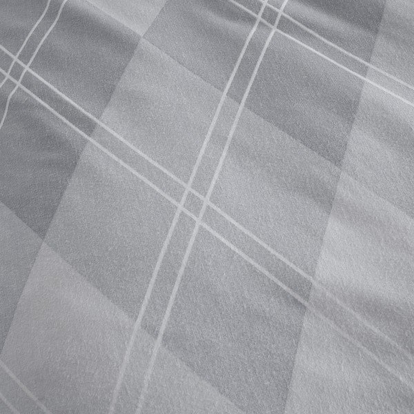 Pilka viengulė patalynė 135x200 cm Argyle - Catherine Lansfield-image-4