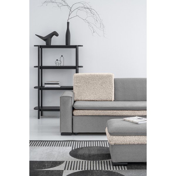 Sulankstoma sofa pilkos spalvos 235 cm – Miuform-image-3