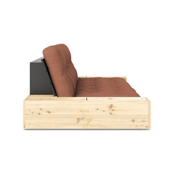 Sulankstoma sofa raudonos plytų spalvos 244 cm Base – Karup Design-image-3