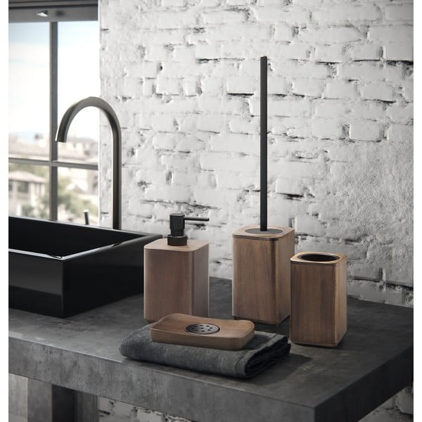 Dantų šepetėlio indas šviesiai rudos spalvos Gedy Dafne – Sapho-image-1