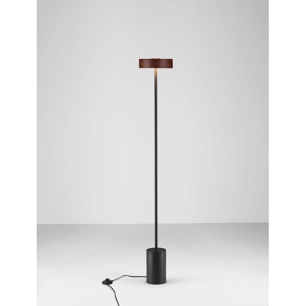 Juodos spalvos/tamsios natūralios spalvos iš metalo pastatomas šviestuvas LED (aukštis 135 cm) Thea – Nova Luce-image-4