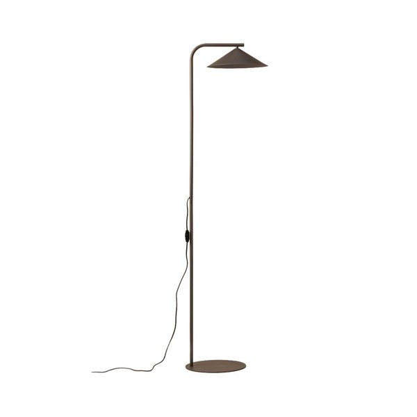 Rudos spalvos iš metalo pastatomas šviestuvas (aukštis 160 cm) Nocte – Micadoni 