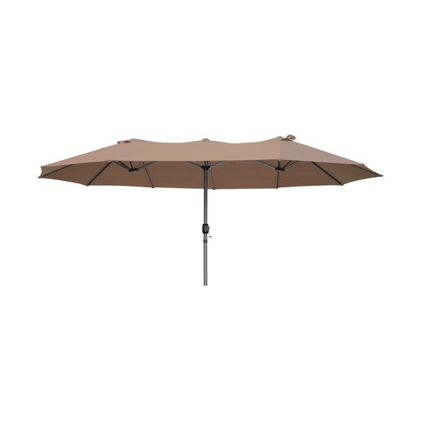 Skėtis nuo saulės pilkos spalvos 265x460 cm – Garden Pleasure