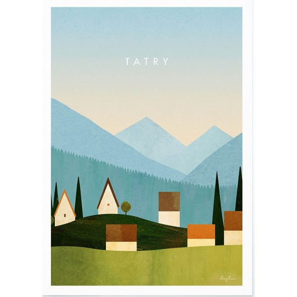 Plakatas 50x70 cm Tatry - Travelposter