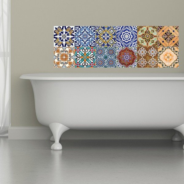12 "Ambiance Squares" lipdukų rinkinys