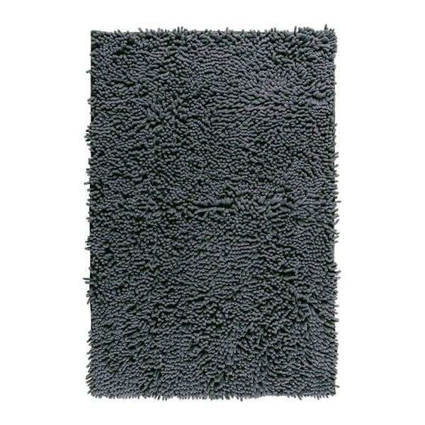 Pilkas vonios kambario kilimėlis Wenko Chenille, 80 x 50 cm