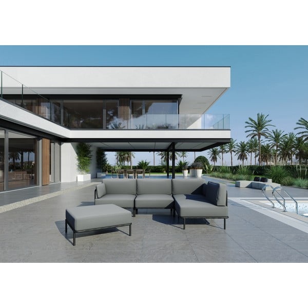 Sodo modulinė sofa šviesiai pilkos spalvos 234 cm Salve – Sit Sit-image-1