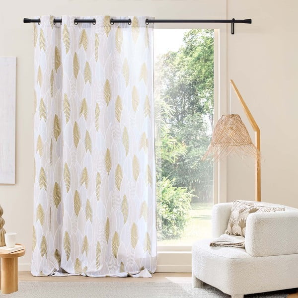 Smėlio spalvos/auksinės spalvos užuolaida 140x260 cm Kim – douceur d'intérieur-image-3