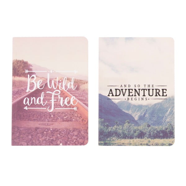 2 "Sass & Belle Wanderlust Adventure" užrašų knygelių rinkinys