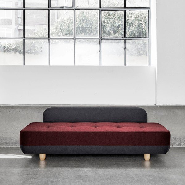 Sofa "Karup Stomp" tamsiai pilka / aistringai raudona-image-4