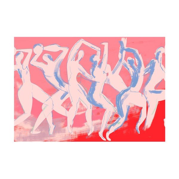 Plakatas 40x30 cm Dancing – By Garmi – The Poster Club