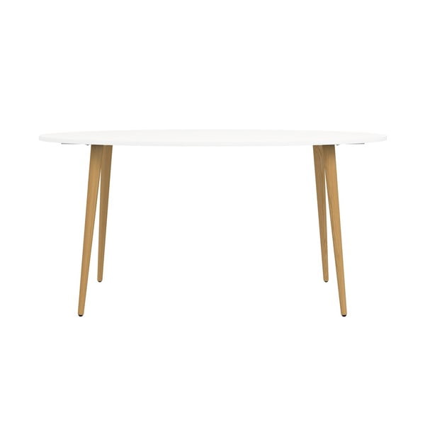 Valgomojo stalas su baltu stalviršiu 160x80 cm Oslo - Tvilum