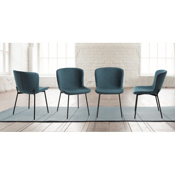 Smaragdinės spalvos valgomojo kėdės 2 vnt. Snug – Tomasucci-image-2