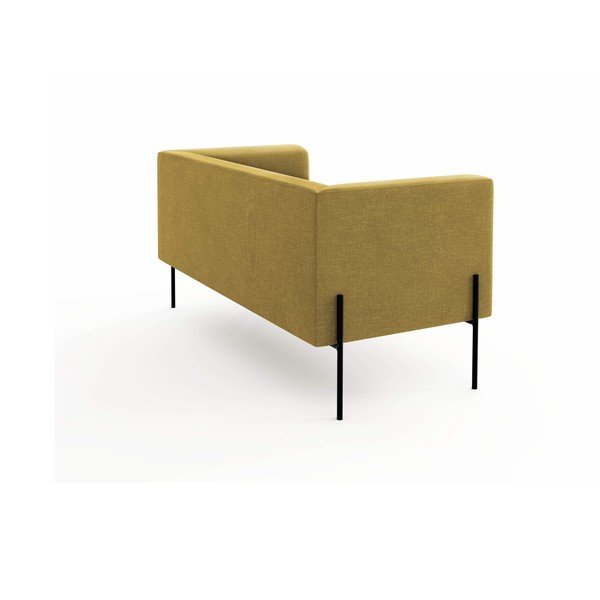 Geltonos spalvos sofa Milo Casa Nina, 142 cm-image-3