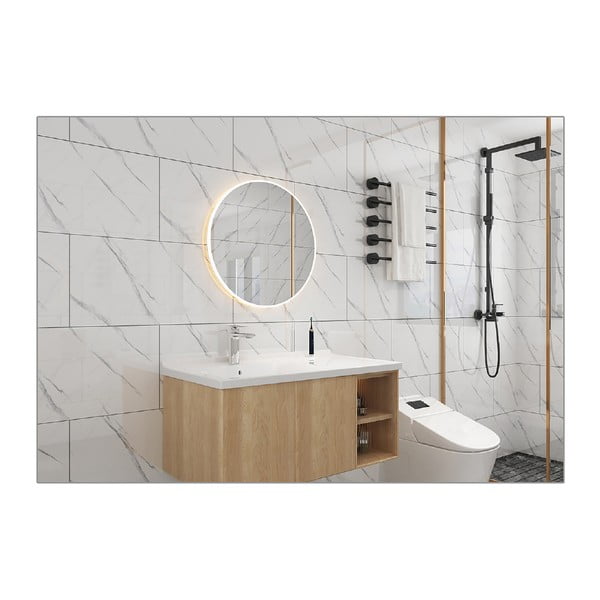 Lipnios plokštės komplekte 6 vnt. ant sienos 60x30 cm Statuario Venato – SP TREND-image-3