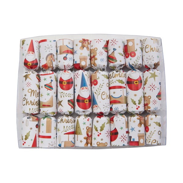 Kalėdiniai krekeriai 8 vnt. Toy Town – Robin Reed