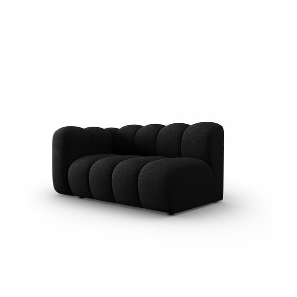 Modulinė sofa juodos spalvos/antracito spalvos (su kairiuoju kampu) Lupine – Micadoni Home-image-1